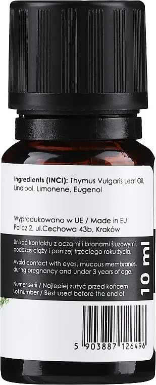 Your Natural Side Thyme Essential Oil Eterično ulje "Majčina dušica"