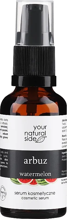 Your Natural Side Watermelon Organic Serum Serum za lice, tijelo i kosu s ekstraktom lubenice