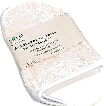 Zero Waste Rukavica za skidanje šminke, roze
