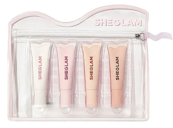 Zestaw, 5 proizvoda Sheglam Moisturizing Set For Lip Care Crystal Glaze Lip Gloss