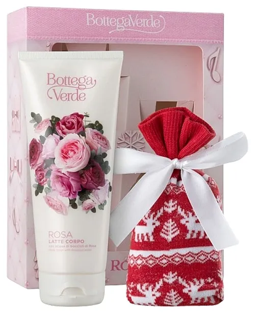 Zestaw (b/lot 200 ml + čarape) Bottega Verde Rosa