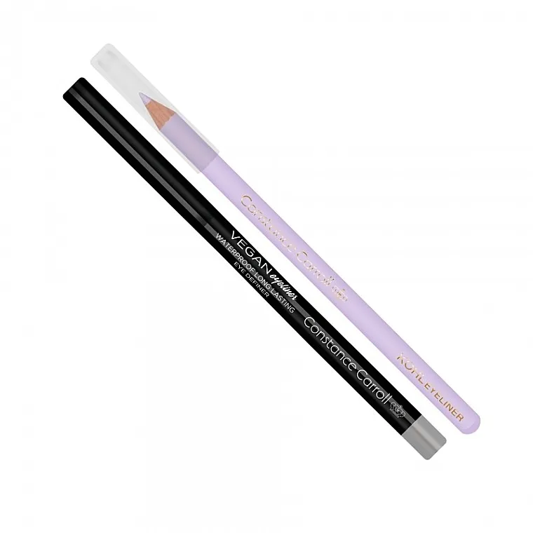 Zestaw do makijażu oczu, grafit + lavender Constance Carroll Duopak (eyeliner/0.15g + pencil/1.2g)