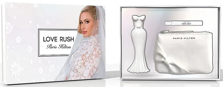 Zestaw (edp/100ml + edp/10ml + torbica) Paris Hilton Love Rush