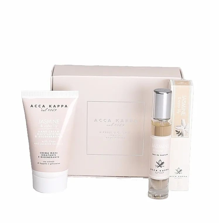 Zestaw (edp/15ml + k/cr/75ml) Acca Kappa Jasmine &amp; Water Lily