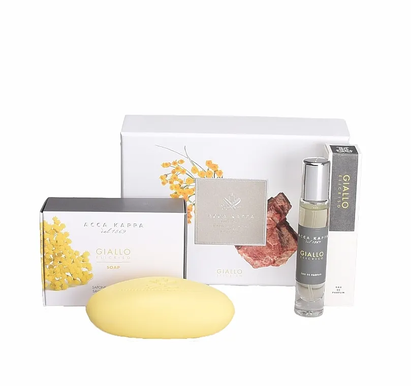 Zestaw (edp/15ml + sapun/150g) Acca Kappa Giallo Elicriso