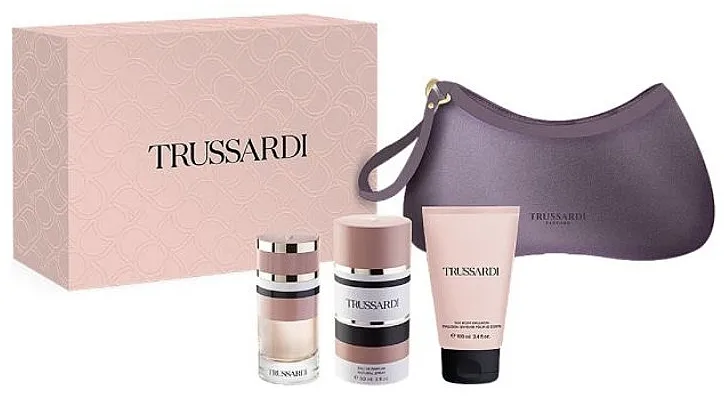 Zestaw (edp/90ml+b/emuls/100ml+torba/1 kom) Trussardi Eau