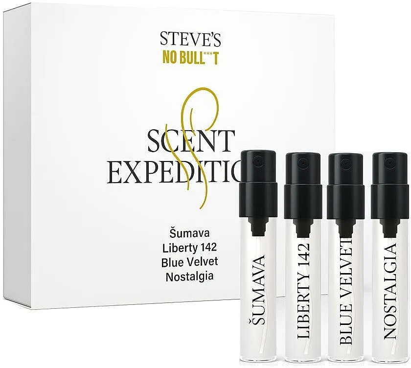 Zestaw (edp/uzorak/2mlx3 + edc/uzorak/2ml) Steve's No Bull***t Scent Expedition Set