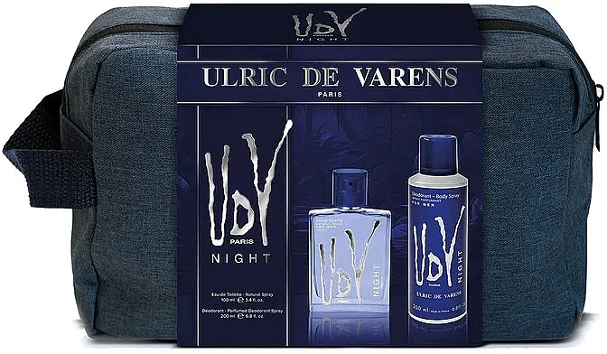 Zestaw (edt/100ml + deo/200ml + torba) Ulric de Varens UDV Night