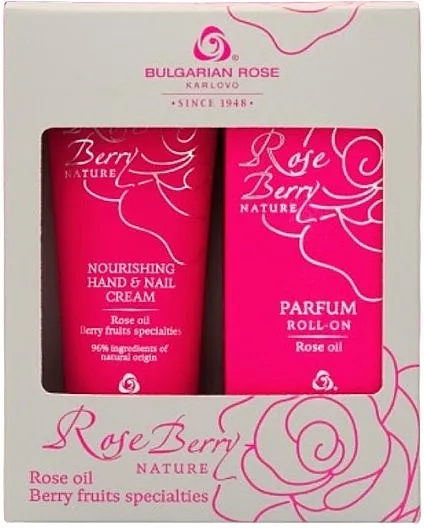 Zestaw (parf/roll/9ml + h/cr/75ml) Bulgarian Rose Rose Berry Nature