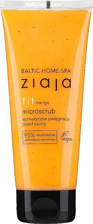 Ziaja Baltic Home Spa FIT Microscrub Mango Care Before Sauna Mikro piling ispred saune "Mango"