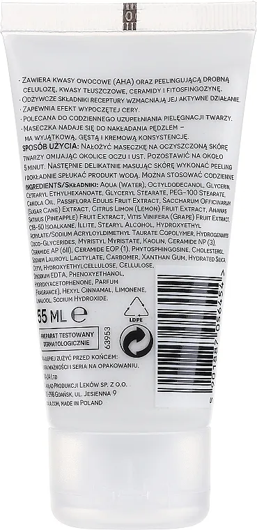 Ziaja Face Mask Maska za lice sa voćnim kiselinama