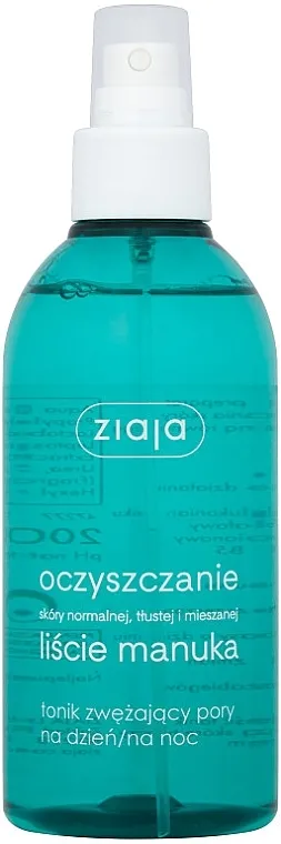 Ziaja Manuka Tree Purifying Astringent Face Toner Adstrigentni tonik za čišćenje lica "Manuka Leaves"