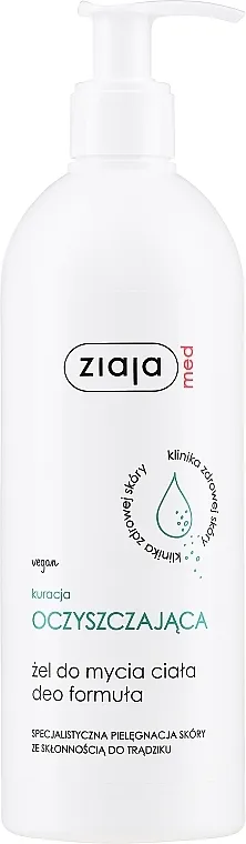 Ziaja Med Antibacterial Body Cleaning System Deo Formula Gel za čišćenje tijela