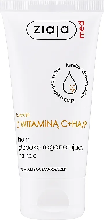 Ziaja Med Dermatological Treatment With Vitamin C Night Cream Revitalizirajuća noćna krema s vitaminom C