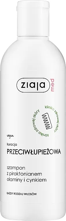 Ziaja Med Treatment Cure Against Dandruff Shampoo Šampon protiv prhuti
