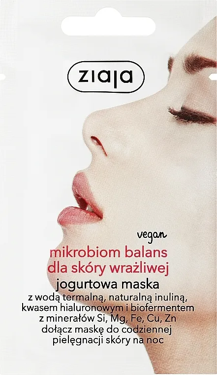Ziaja Microbiom Cream Face Mask Maska za osjetljivu kožu
