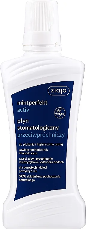 Ziaja Mintperfect Activ Sredstvo za ispiranje protiv karijesa