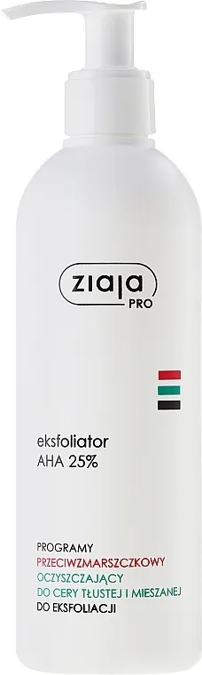 Ziaja Pro Exfoliator AHA 25% Eksfolijator s AHA kiselinama 25%