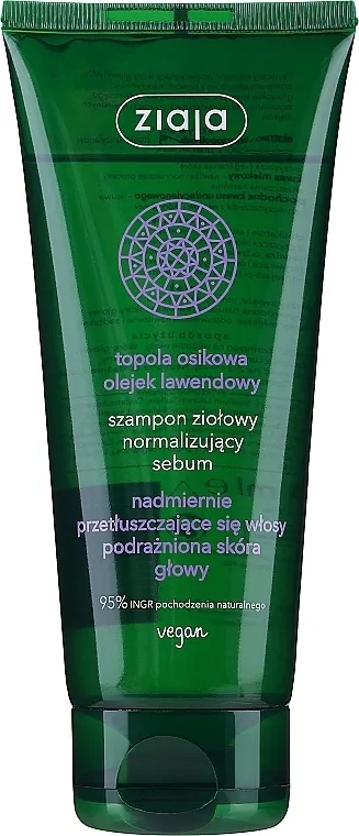 Ziaja Shampoo Biljni šampon za normalizaciju lučenja sebuma
