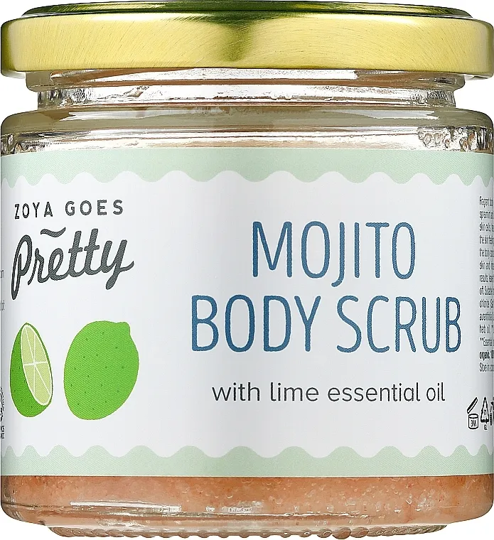 Zoya Goes Pretty Mojito Body Scrub Slani piling za telo "Mojito"