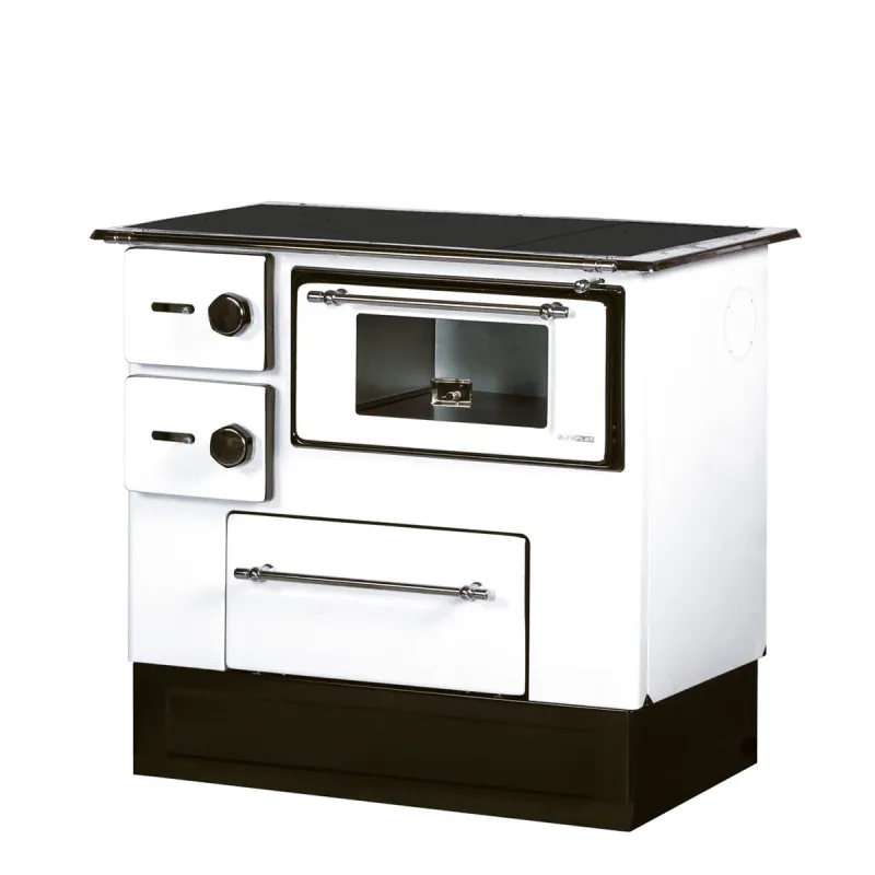 Alfa Plam šporet na čvrsto gorivo R-46S Elegant + poklon ...Alfa Plam šporet na čvrsto gorivo R-46S Elegant + poklon Metalac plitka šerpa MAMMA MIA 24cm/4,75lit