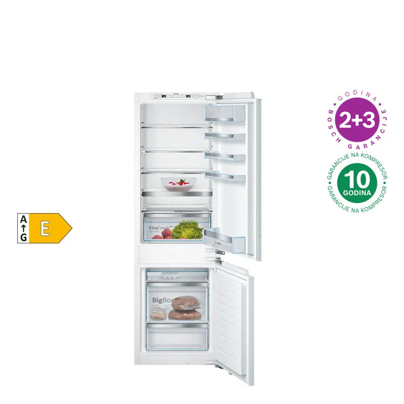 Bosch ugradni kombinovani frižider KIS86AFE0
