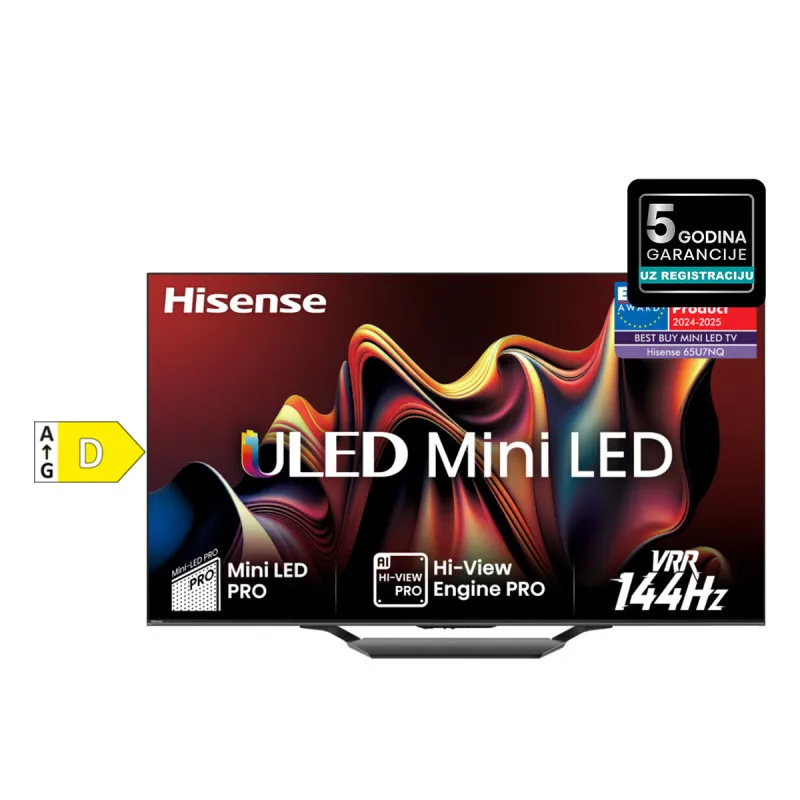 Hisense televizor 65U7NQ ULED Mini-LED Smart