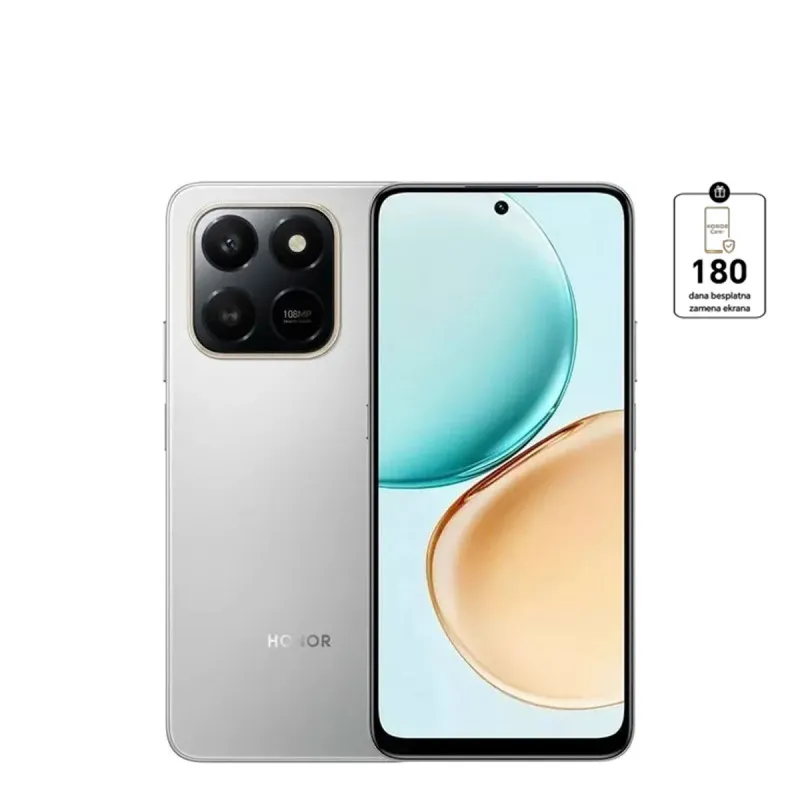 Honor X7d 6GB 128GB Smartphone srebrna