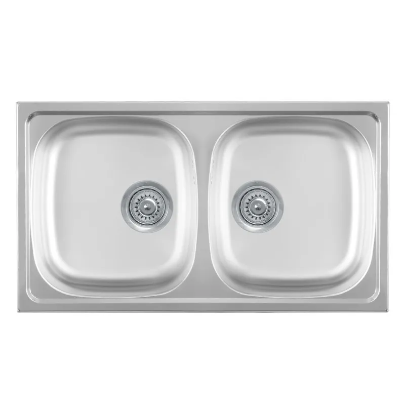 Metalac inox usadna sudopera Luna Flex 2D Ø90