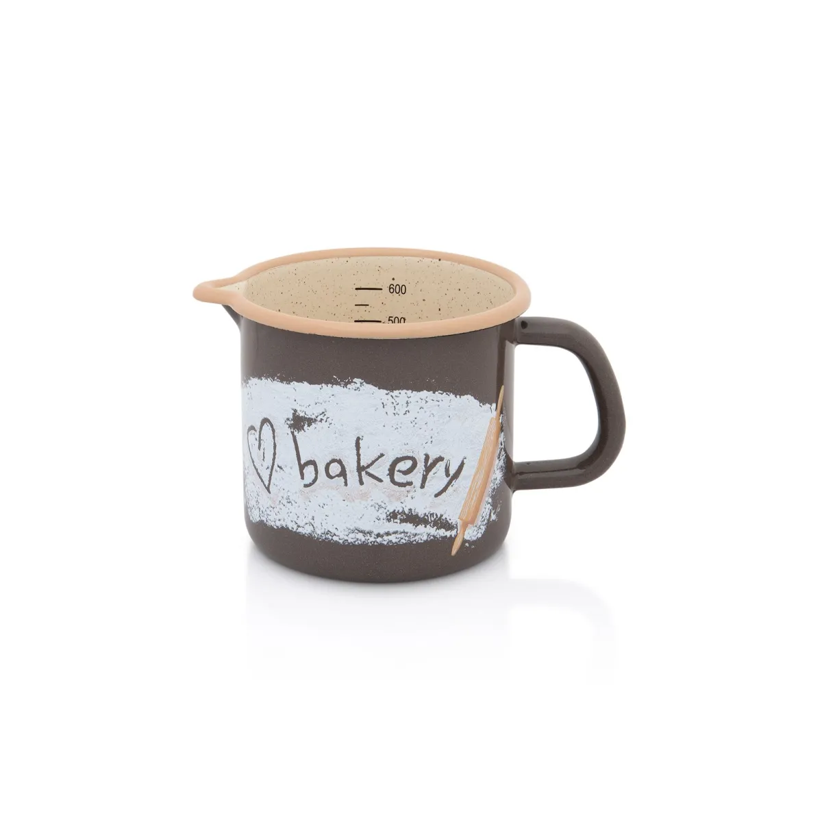 Metalac lonče sa kljunom BAKERY 10cm/0,8lit