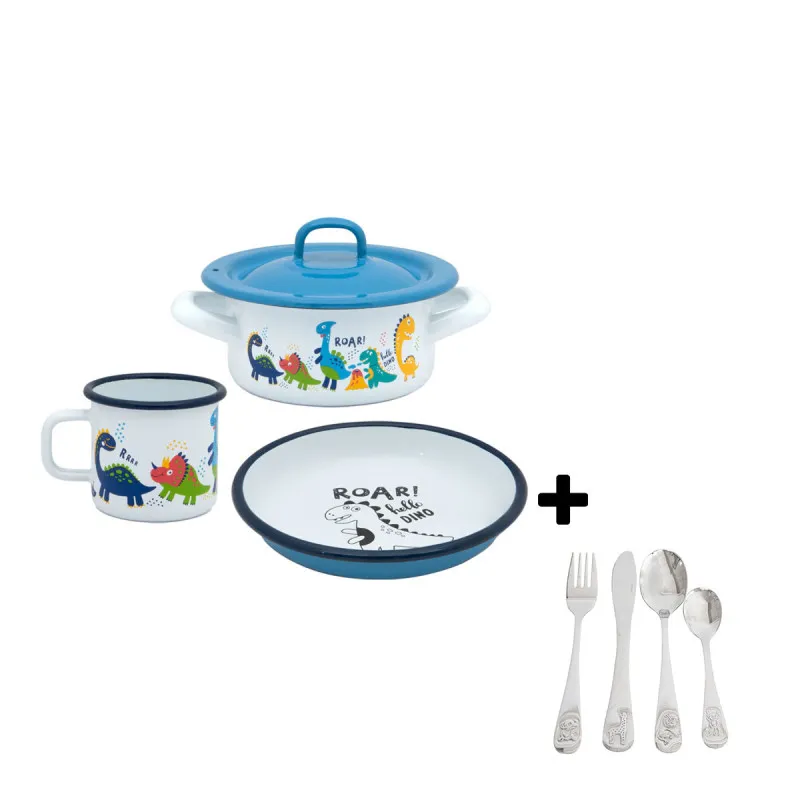 Metalac MINI M dečiji set DINO 3/1 + poklon dečiji escajg Zoo 4/1 FT-KID4