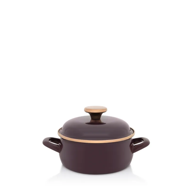 Metalac plitka šerpa BORDO AMOR 16cm/1,5lit