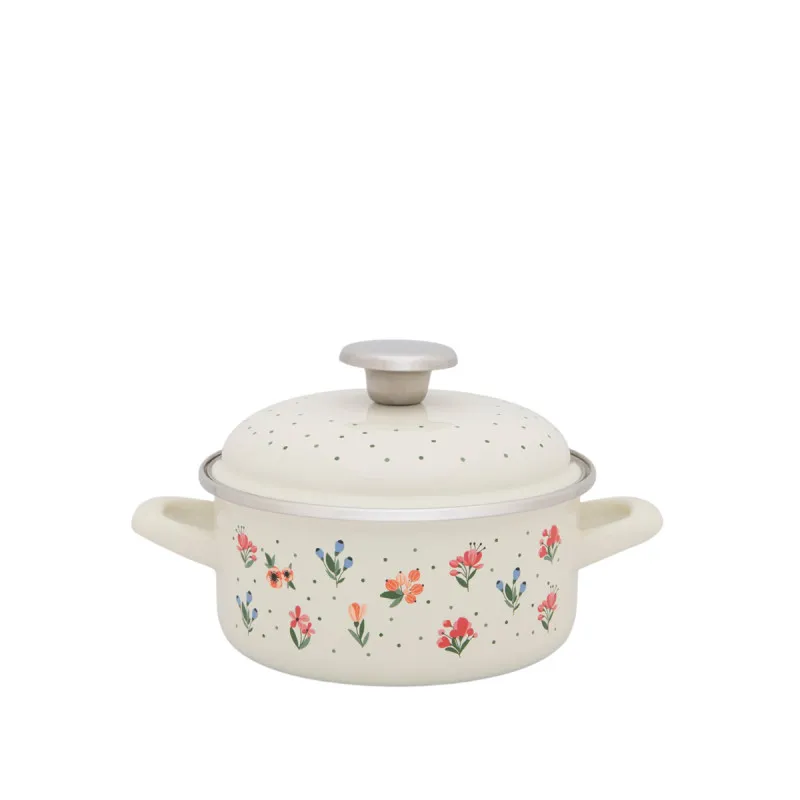 Metalac plitka šerpa CVETNE RADOSTI 16cm/1,5lit