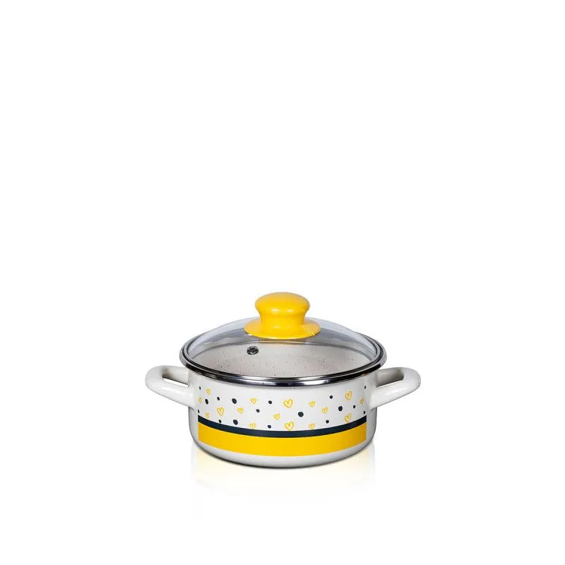 Metalac plitka šerpa TOPLA SRCA 16cm/1,5l