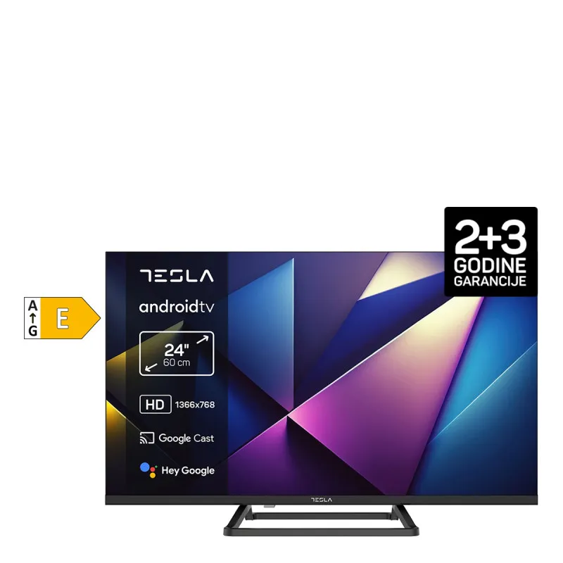 Tesla televizor LED 24E632BHS Smart crna