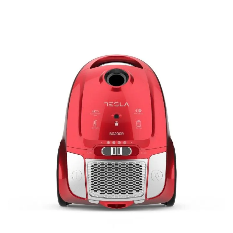 Usisivac TESLA BG200R 800W/sa kesom/2L/crvena