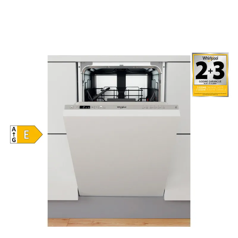Whirlpool ugradna mašina za pranje sudova WSIC 3M27