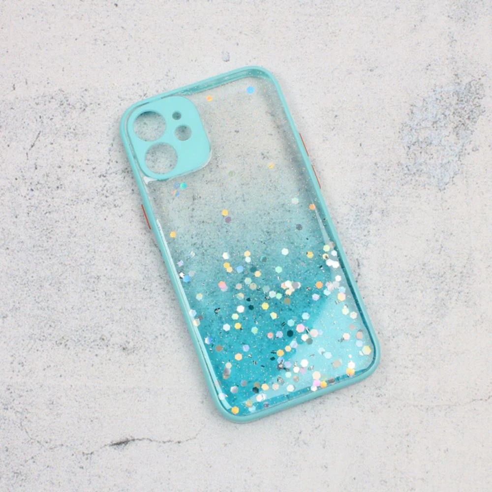Maska Frame Glitter za iPhone 12 Mini 5.4 mint