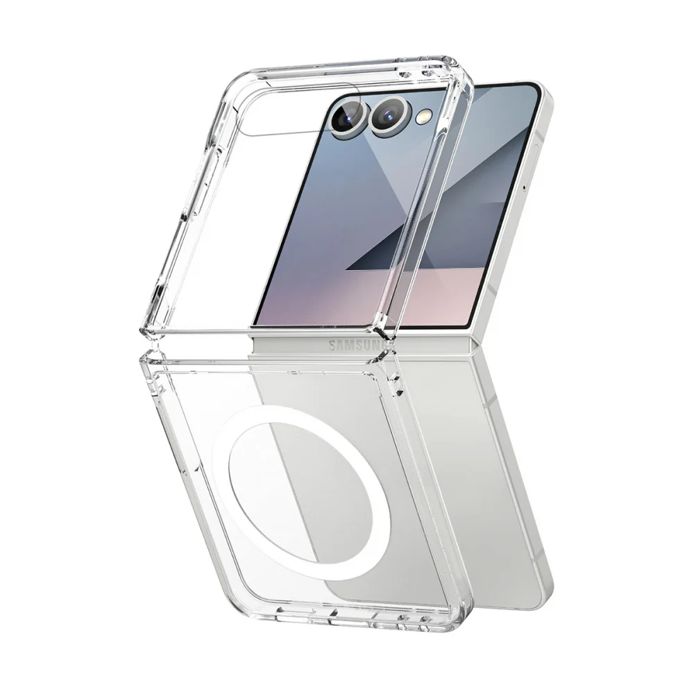 Maska Magsafe za Samsung Galaxy Z Flip 7 transparent