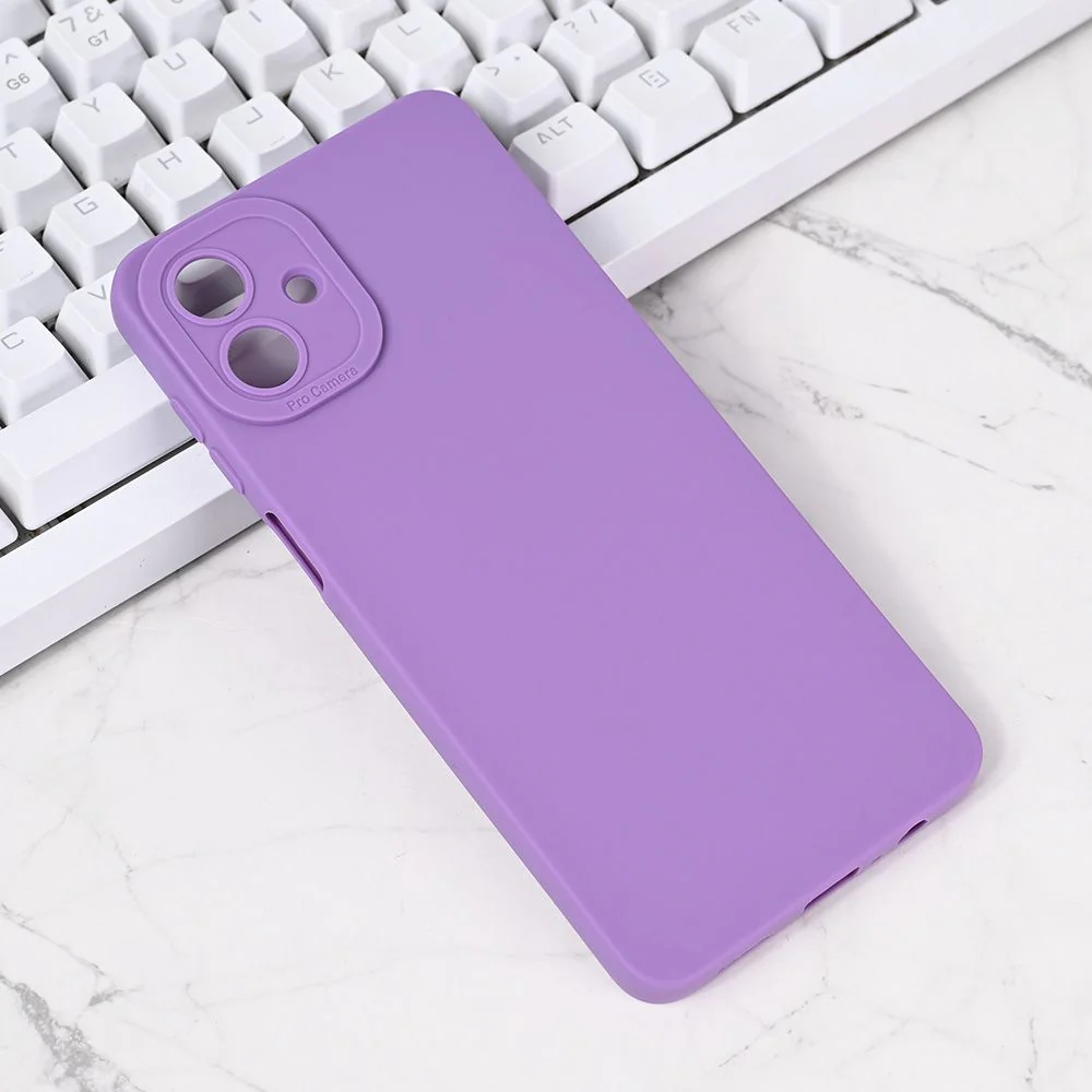 Maska Silikon Pro Camera za Samsung A075F Galaxy A07 4G ljubicasta