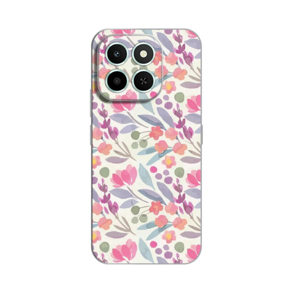 Maska Silikonska Print za Honor X6c Watercolor Flowers