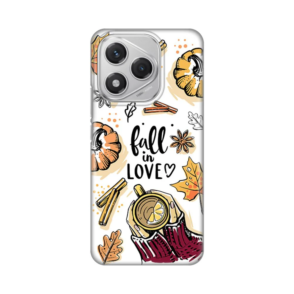 Maska za Honor 400 Lite Fall in Love Silikonska Print