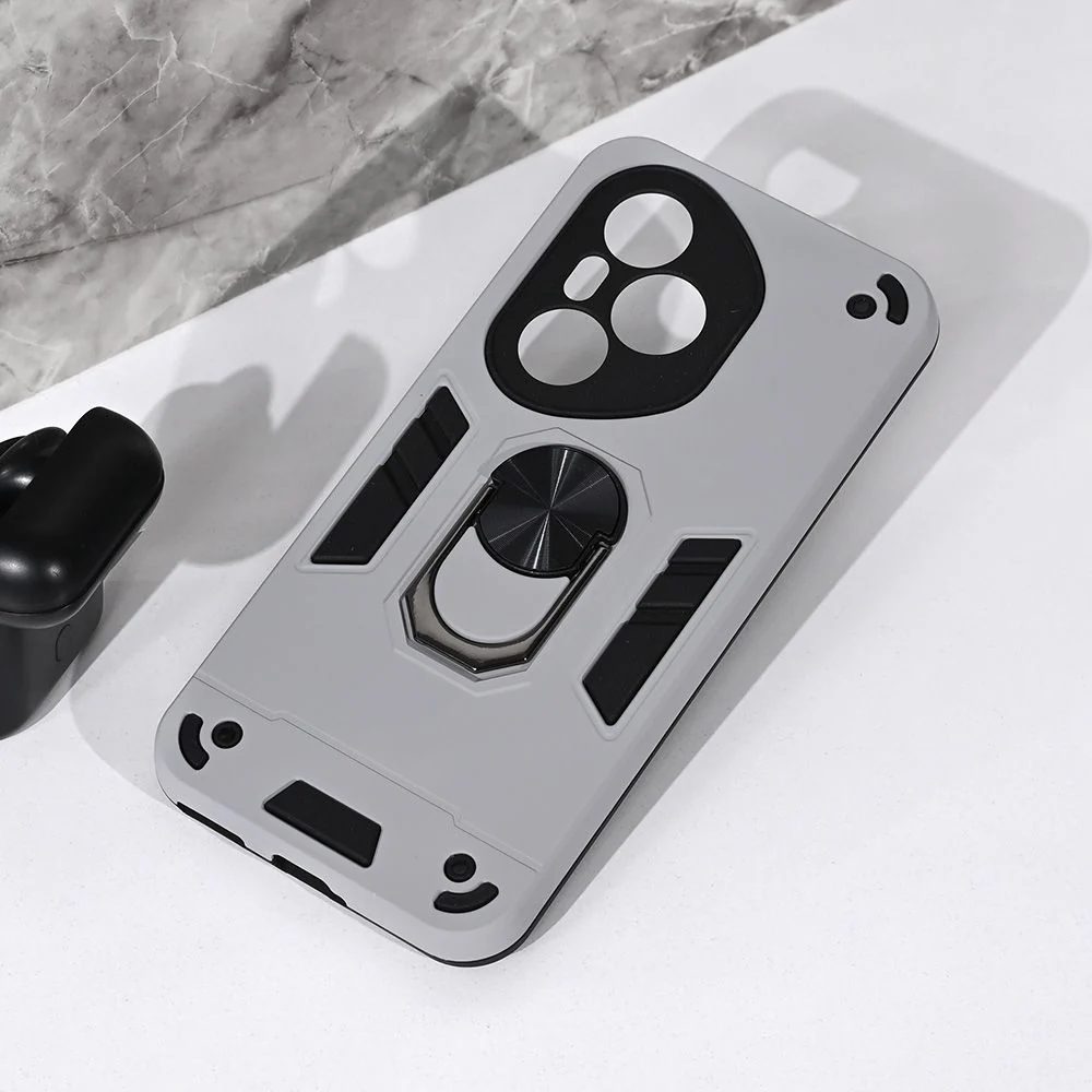 Maska za Honor 400 Pro siva Hard Ring