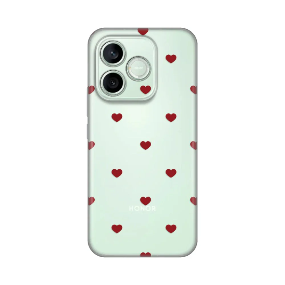 Maska za Honor 600 Lite Red Hearts Silikonska Print