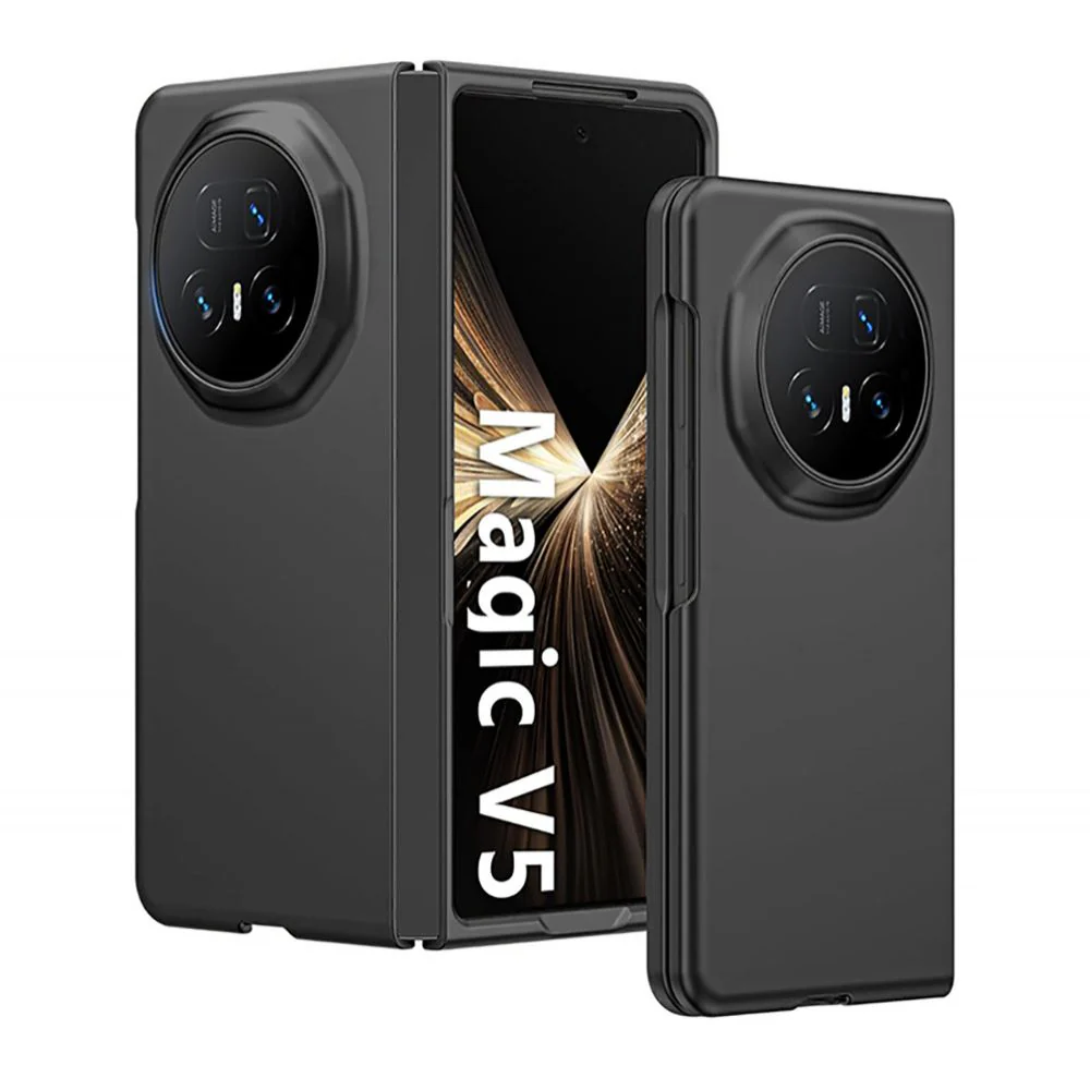 Maska za Honor Magic V5 crna Elegant Fold