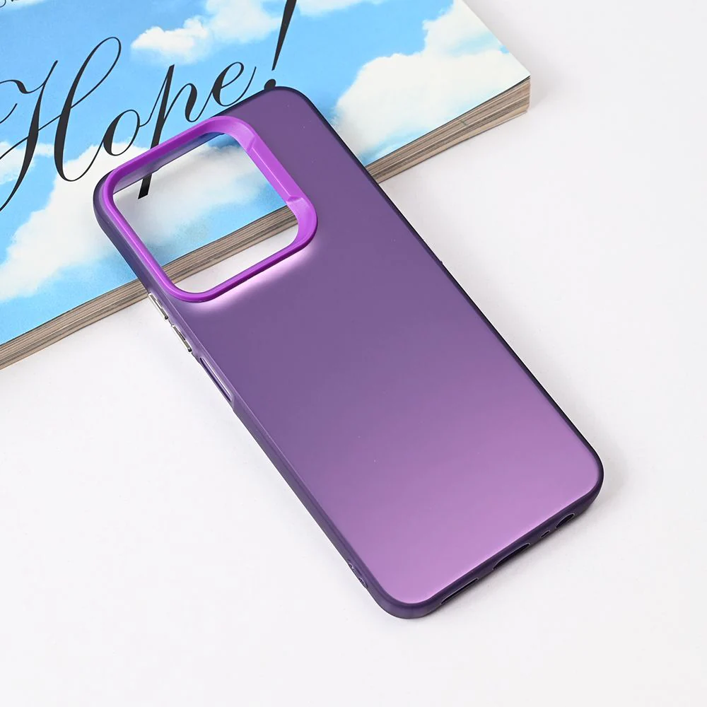 Maska za Honor X6c ljubicasta Clear