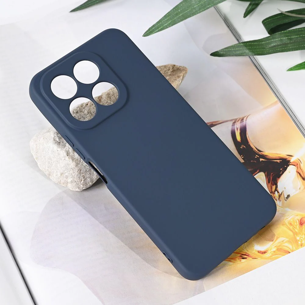 Maska za Honor X6c tamno plava Teracell Soft Velvet