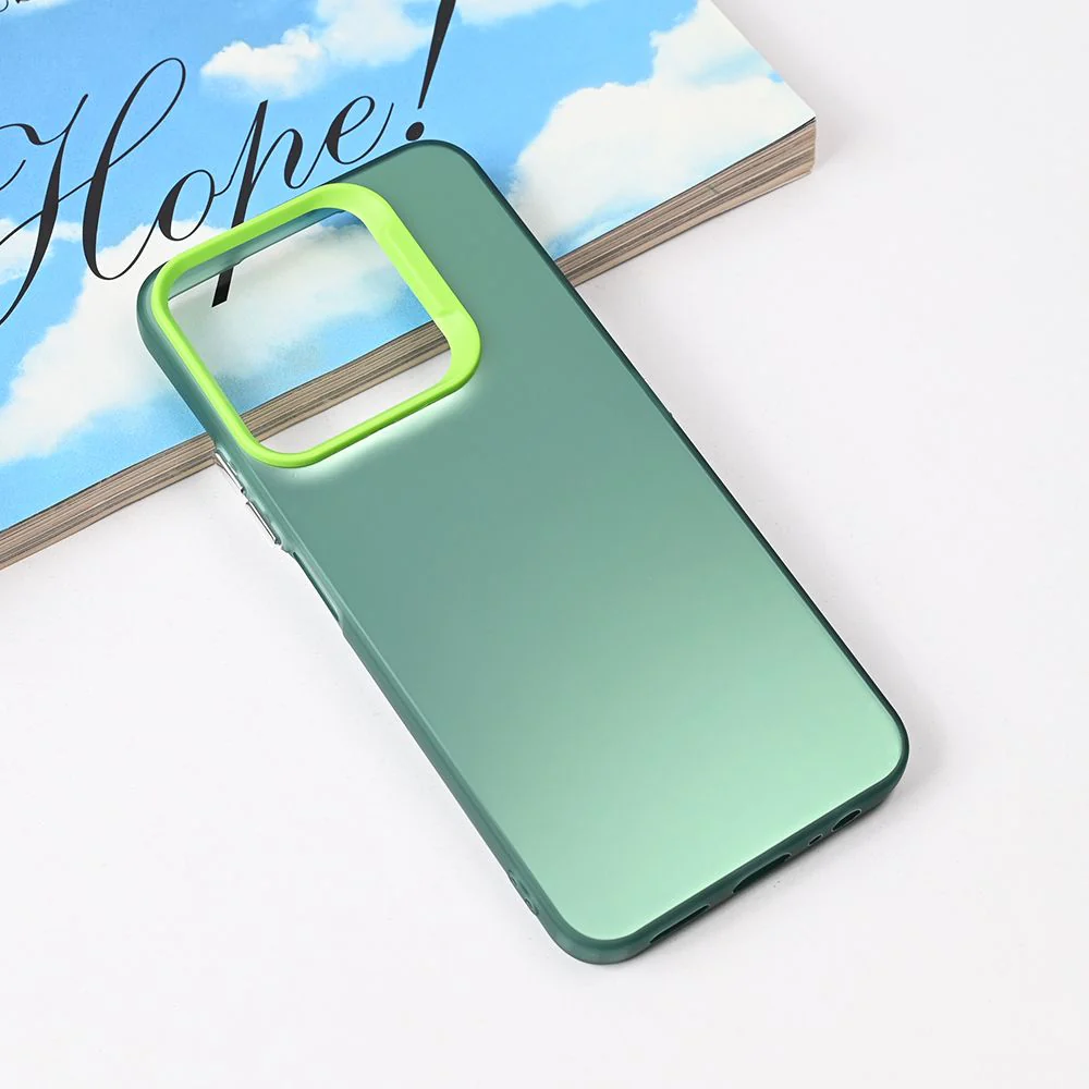 Maska za Honor X6c zelena Clear