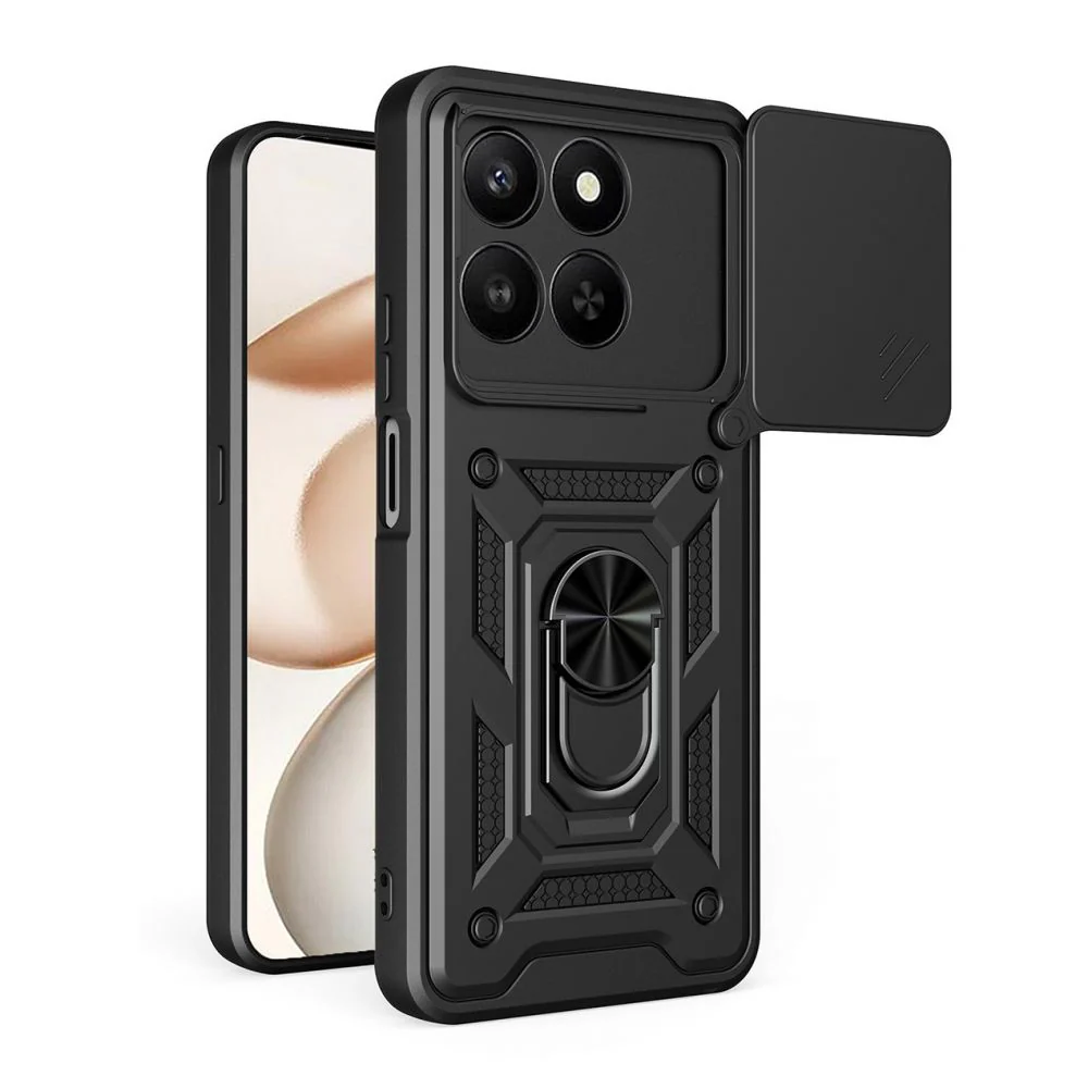 Maska za Honor X7d 4G/400 Smart 5G crna Hard Shield