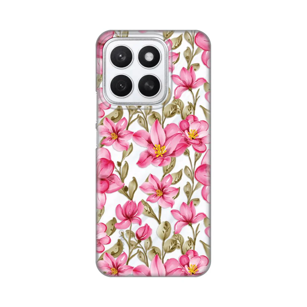 Maska za Honor X8c Magnolia Silikonska Print